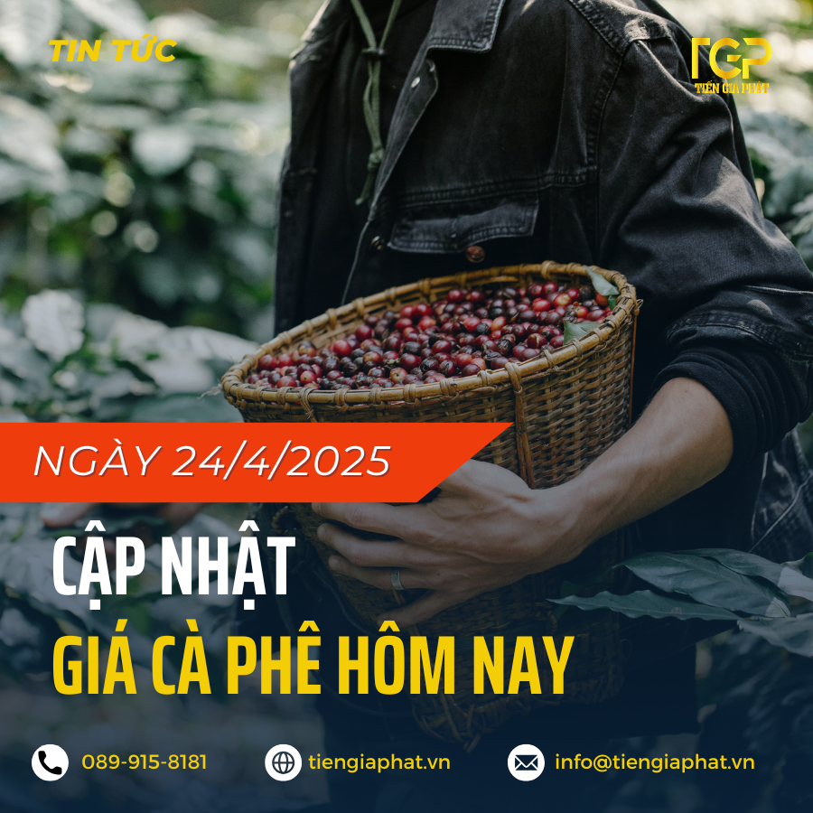 Giá cà phê ngày 24/4